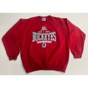 VTG Y2K 2002 2003 Hanes Ohio State Buckeyes Football National Champions crewneck